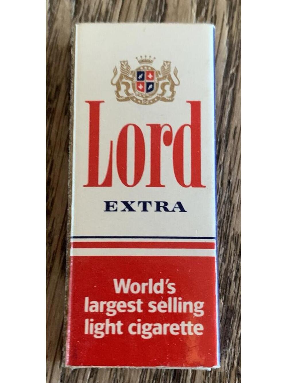 Vintage LUFTHANSA Airlines / Lord Extra Cigarettes MATCHBOOK Matchbox Matches